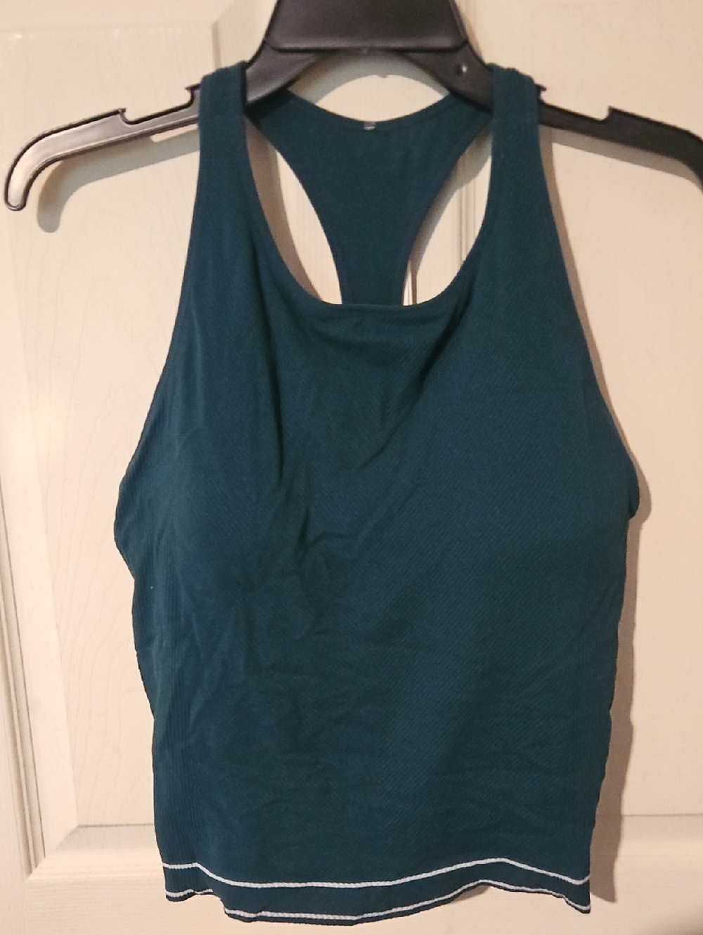 CALIA Women's High Neck Seamless Brami: SEA GREEN: NEW WITH TAGS: SIZE XL